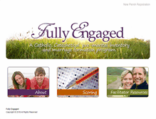 Tablet Screenshot of getfullyengaged.com